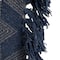 Hello Honey® Blue Azure Triad Cotton Blend Throw with Fringe